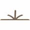 Ekena Millwork Richland Smooth Timber Gable Bracket, Douglas Fir, 108"W x 49"H x 1 1/2"D x 5 1/2"F, 11/12 Pitch GBW108X49X0206RIC00SDF - alternate 3